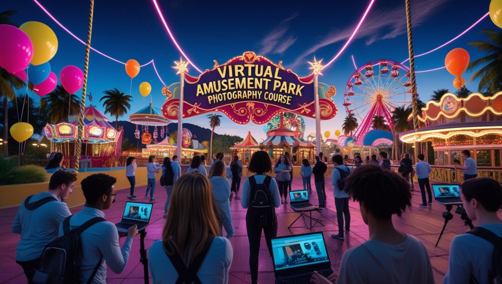 Virtual Amusement Park Photography Course